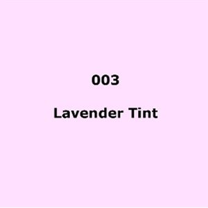 LEE Filters 003 Lavender Tint Sheet 1.22m x 0.53m