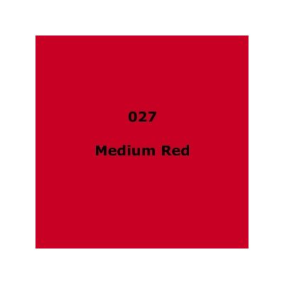 Lee Filters 027 Medium Red Roll - High Temperature Lee Filters 027 Medium Red Roll - High Temperature