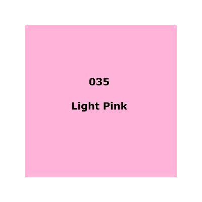 LEE Filters 035 Light Pink Sheet 1.22m x 0.53m LEE Filters 035 Light Pink Sheet 1.22m x 0.53m
