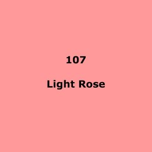 LEE Filters 107 Light Rose Roll 7.62m x 1.22m
