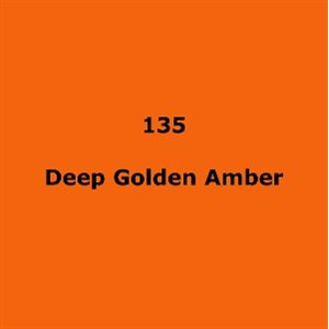 LEE Filters 135 Deep Gold.Amber Sheet 1.22m x 0.53m