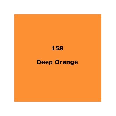 LEE Filters 158 Deep Orange Sheet 1.22m x 0.53m