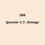 LEE Filters 206 Quarter C.T.Orange Sheet 1.22m x 0.53m