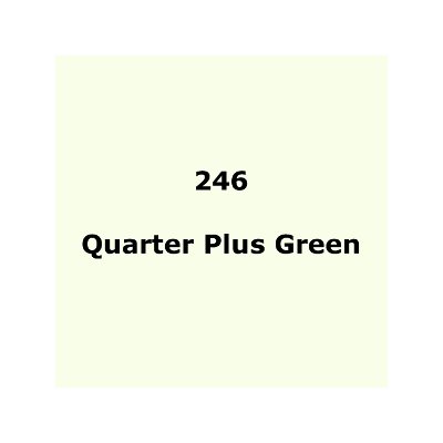 Lee Filters 246 Quarter Plus Green roll Lee Filters 246 Quarter Plus Green roll