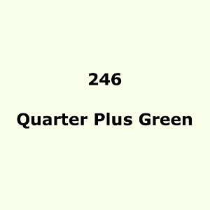LEE Filters 246 Quarter Plus Green Sheet 1.22m x 0.53m