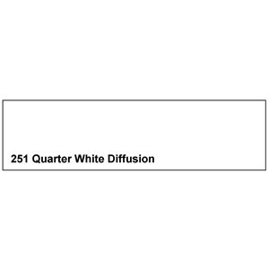 LEE Filters 251 Quarter White Diffusion Wide Roll 7.62m x 1.52m