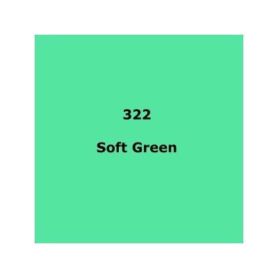 Lee Filters 322 Soft Green Sheet Lee Filters 322 Soft Green Sheet