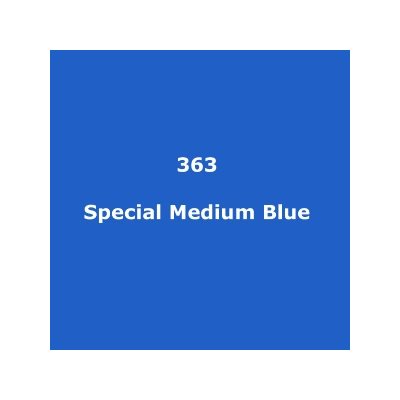 LEE Filters 363 Special Medium Blue Sheet 1.22m x 0.53m