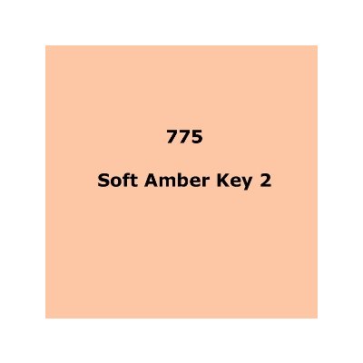 LEE Filters 775 Soft Amber Key 2 Roll 7.62m x 1.22m