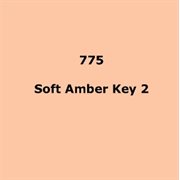 LEE Filters 775 Soft Amber Key 2 Roll 7.62m x 1.22m