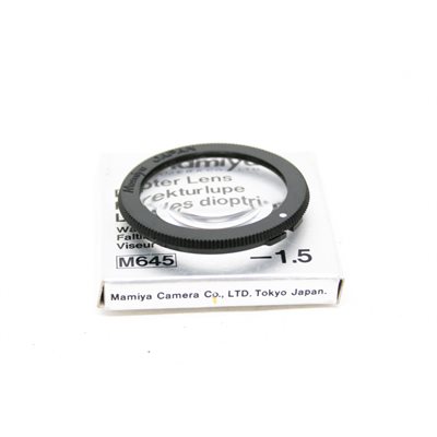 MAMIYA DIOPTER LENS 1.5 MAMIYA DIOPTER LENS 1.5