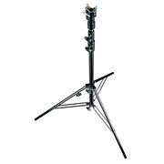 Manfrotto 007BUAC Alu Senior Air-Cushioned Stand with Leveling Leg - Black