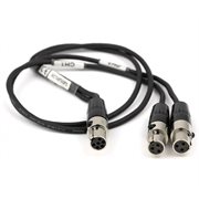 Lectrosonics Cable Audio TA6F To Dual TA3F 18"