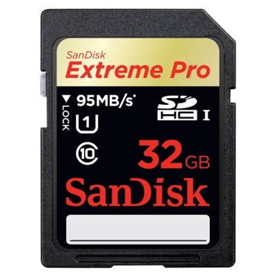 SANDISK EXTREME PRO 32GB SD 95MBS SANDISK EXTREME PRO 32GB SD 95MBS