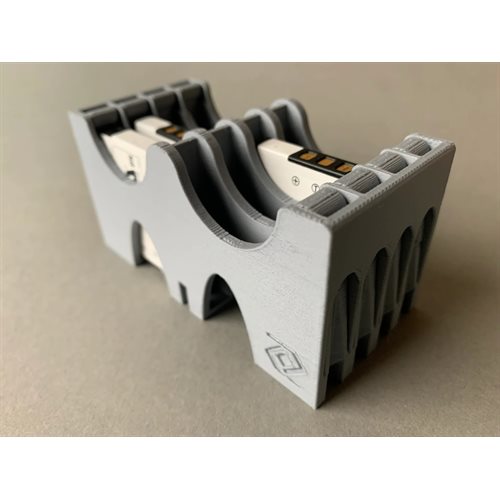 Nylon Industries 8-Bay Caddy for NP50 / LB50 Batteries