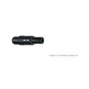 REDEL PAG 9 Pin Black PEI Line Plug Black Nut
