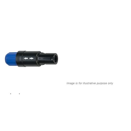 REDEL PAG 14 Pin Black PEI Line Plug Blue Nut