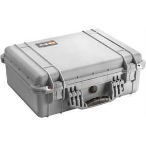 Pelican 1520 Case No Foam - Silver