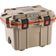 Pelican Elite Cooler 28 Litre IM Dark Tan / Orange