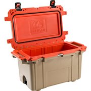 Pelican Elite Cooler 66 Litre IM Dark Tan / Orange