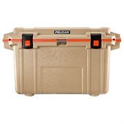 Pelican Elite Cooler 66 Litre IM Dark Tan / Orange