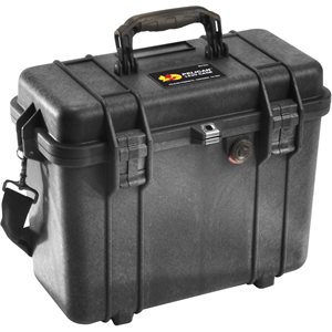 Pelican 1430 Case With Photo Dividers And Lid Organiser - Black