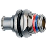 LEMO PES.2M 10 Pin Fixed Socket with MIL-DTL-38999L Thread and Mold Stop