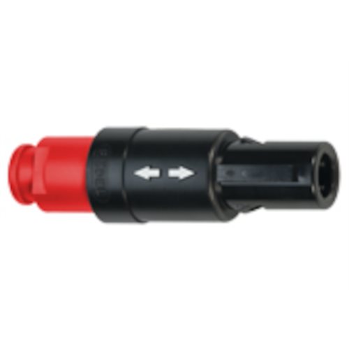 REDEL PFG 4 Pin Crimp Line Plug IP64 Red Nut