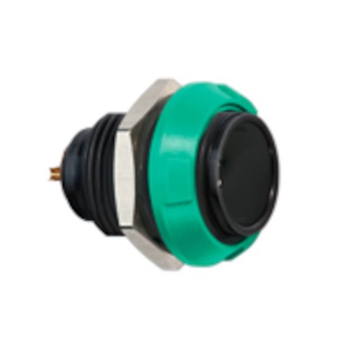 REDEL PKG 6 Pin Panel Socket Green Nut
