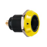 REDEL PLB 4 Pin Panel Socket Yellow Nut REDEL PLB 4 Pin Panel Socket Yellow Nut