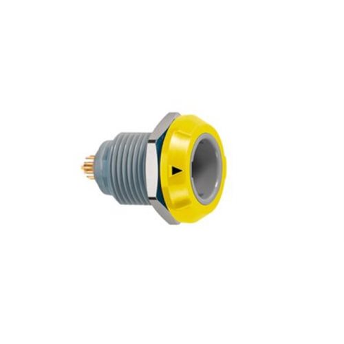 REDEL PLB 9 Pin Panel Socket Yellow Nut
