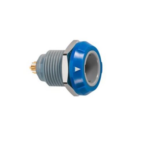 REDEL PLC 9 Pin Panel Socket Blue Nut
