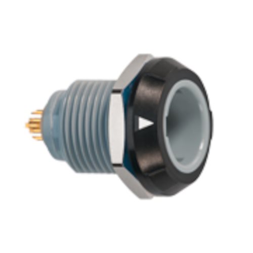 REDEL PLG 7 Pin Panel Socket Black Nut