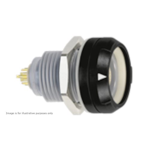 REDEL PNG 4 Pin Panel Socket Crimp IP64 Black Nut