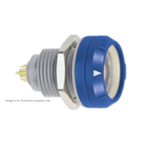 REDEL PNG 5 Pin Panel Socket Crimp IP64 Blue Nut