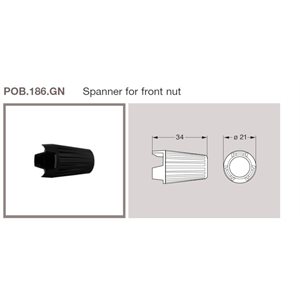 REDEL POB Spanner Front Nut