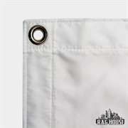 LA Rag House Textile 4x4' Artificial / Poly Silk White