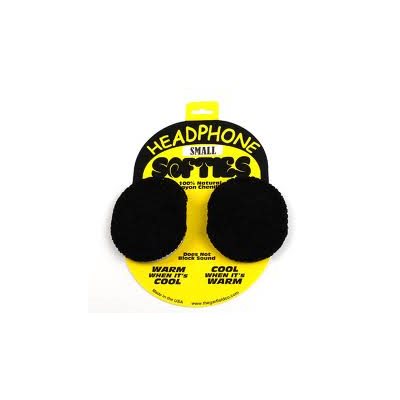 PROFESSIONAL SOUND CORPORATION HEADPHONE SOFTIE COVERS BLACK PROFESSIONAL SOUND CORPORATION HEADPHONE SOFTIE COVERS BLACK