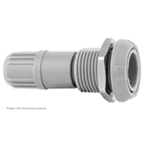 REDEL PTG 5 Pin Grey Body Fixed Socket Black Nuts