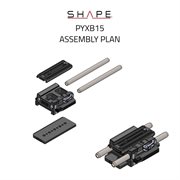 SHAPE Blackmagic PYXIS 6K 15mm LWS Channel Baseplate