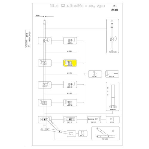 Manfrotto R001.04 3Rd Clamp Manfrotto R001.04 3Rd Clamp