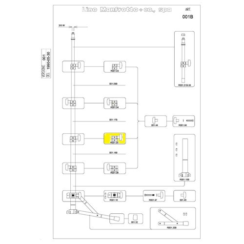 Manfrotto R001.05 Clamp Assy 19-22mm Manfrotto R001.05 Clamp Assy 19-22mm