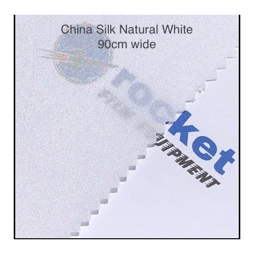 Rocket Textile 6x6' China Silk White