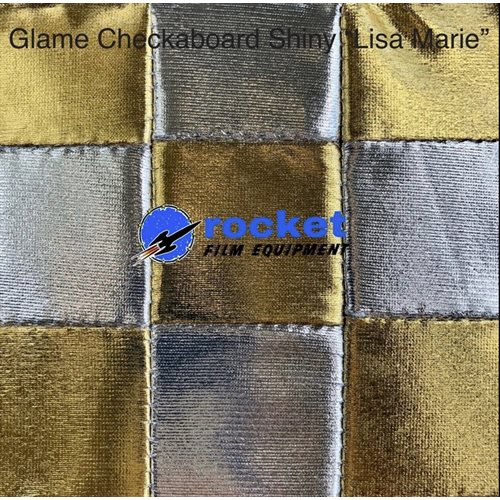 Rocket Textile 6x6' Lame Silver / Gold
