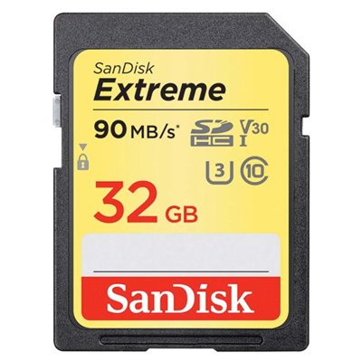 SANDISK EXTREME SDHC 32GB C10 45MBS SANDISK EXTREME SDHC 32GB C10 45MBS