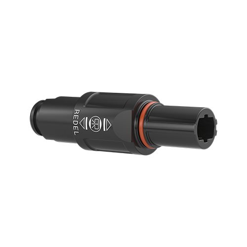 REDEL SFN 4 Pin Line Plug Black Nut IP68