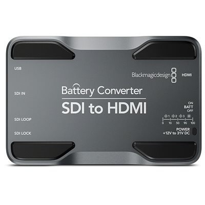 BLACKMAGIC DESIGN BATTERY CONVERTER SDI TO HDMI BLACKMAGIC DESIGN BATTERY CONVERTER SDI TO HDMI