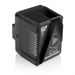 SHAPE FULL PLAY 14.8 V 270 WH rechargeable lithium-ion gold-mount battery