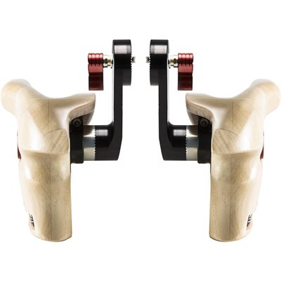 SHAPE DOUBLE WOODEN HANDLES ARRI ROSETTE SHAPE DOUBLE WOODEN HANDLES ARRI ROSETTE