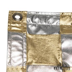 LA Rag House Textile 12x12' Lame Silver / Gold